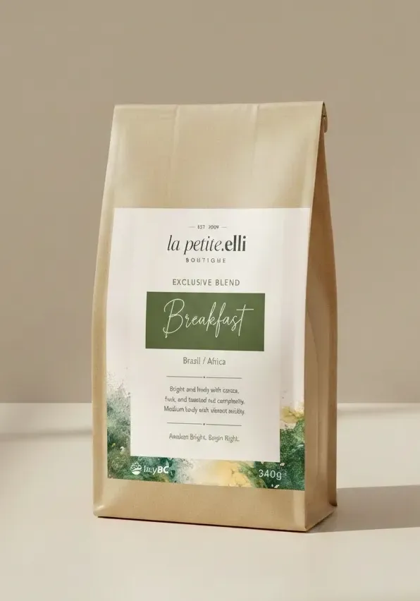 Breakfast coffee bag