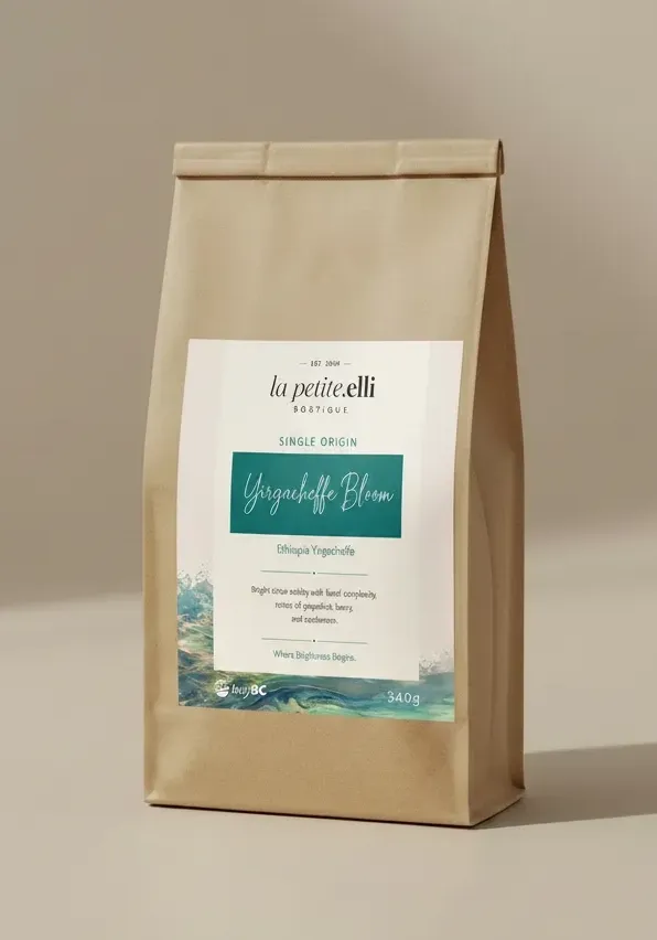 Yirgacheffe Bloom coffee bag